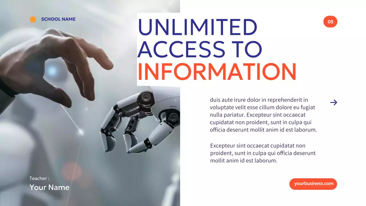 Blue Modern Education Guide Presentation