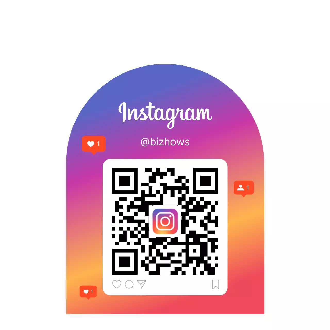 Leitfaden für Instagram-Stichwörter mit Farbverlauf