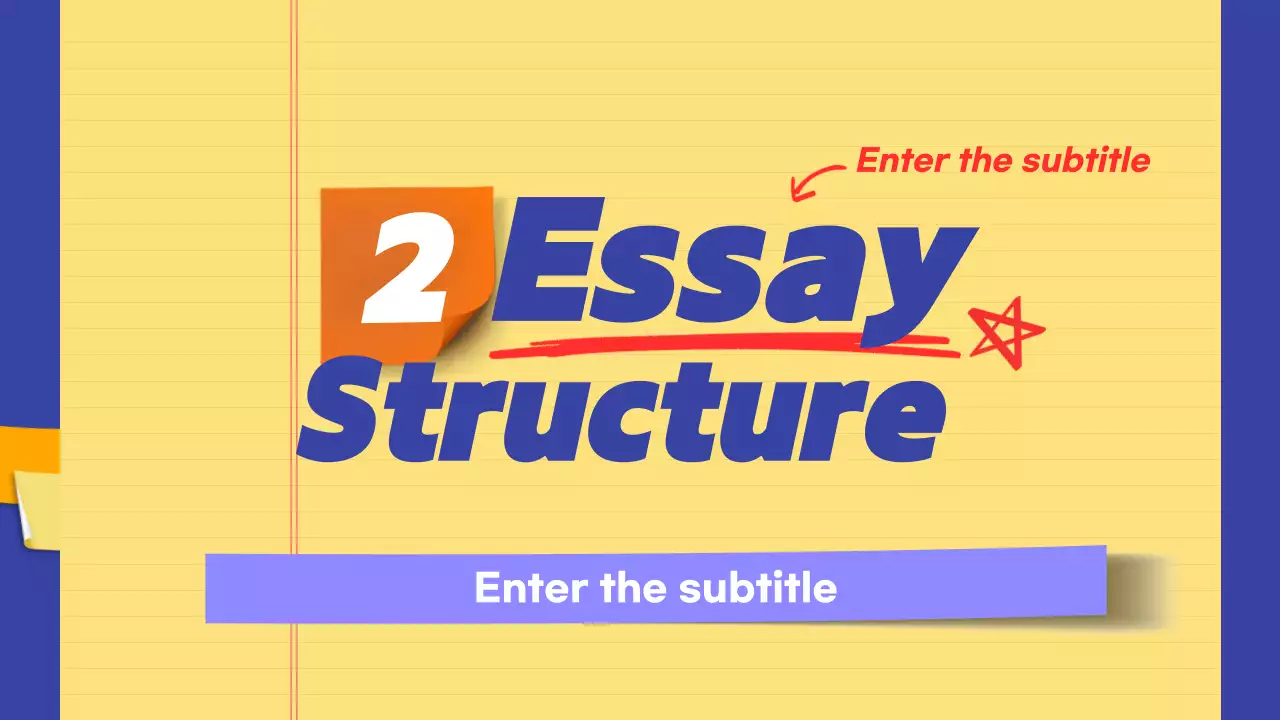 Yellow Modern Writing Presentation