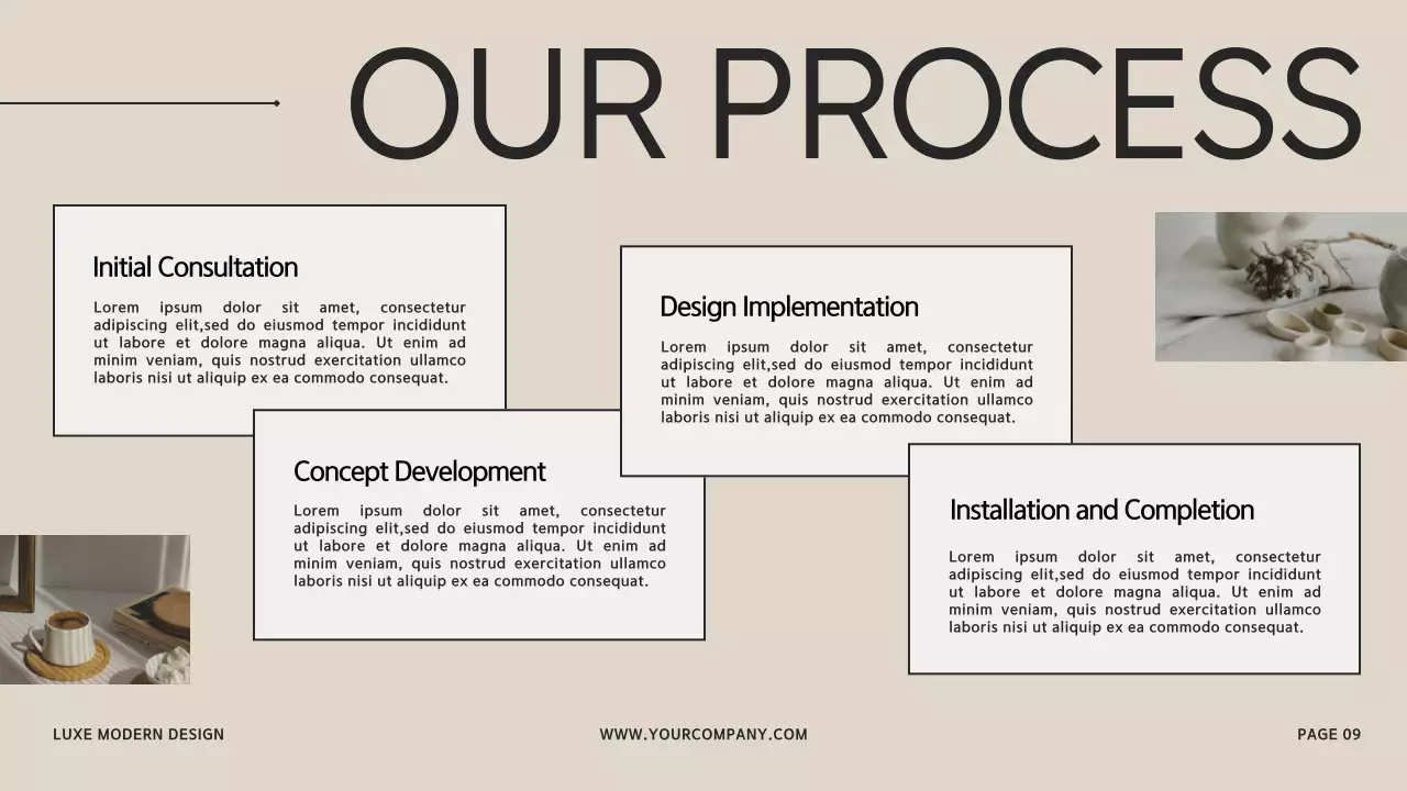 Beige Modern Interior Design Promotion Presentation