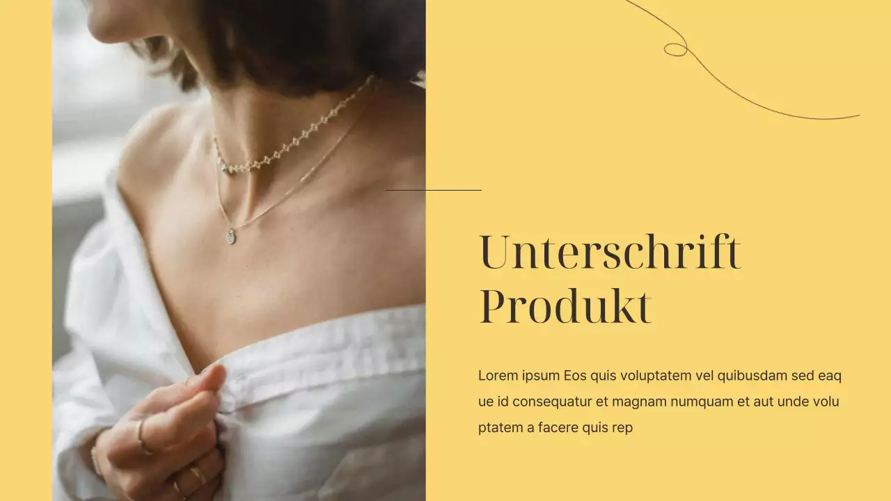 Eine luxuriöse Kleinunternehmermarke in Gelb und Braun