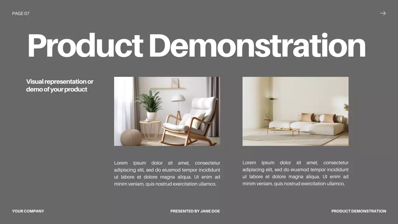 Black Modern Business Pitch Presentation