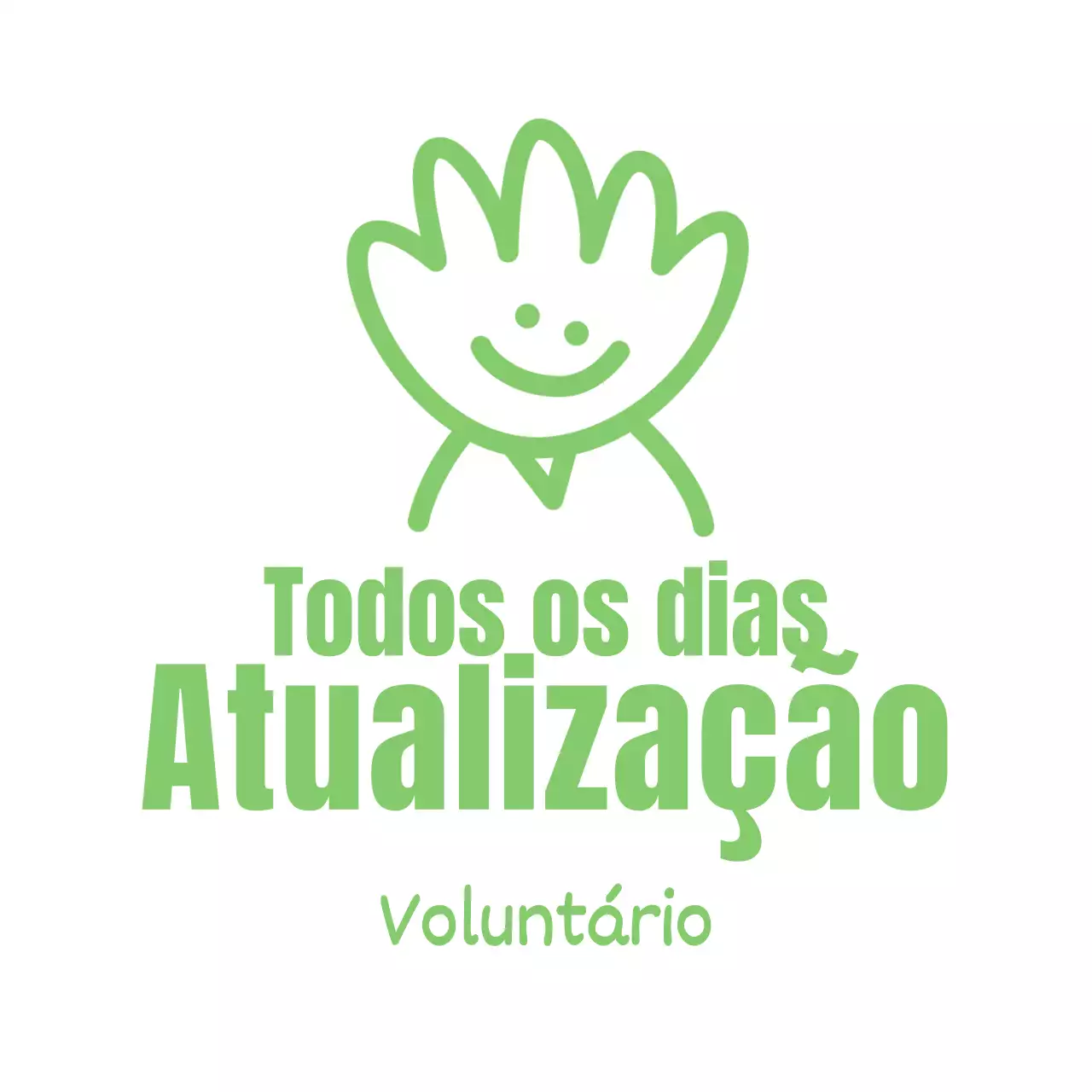 Desenho giro com caracteres de saudação