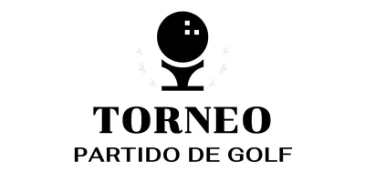 Marca de palo con ilustración de pelota de golf para fines promocionales