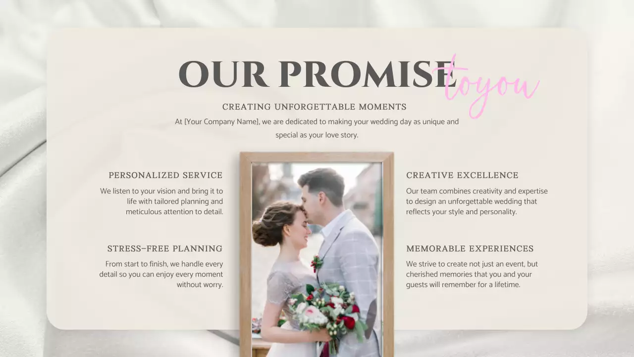 Pink Elegant Wedding Presentation