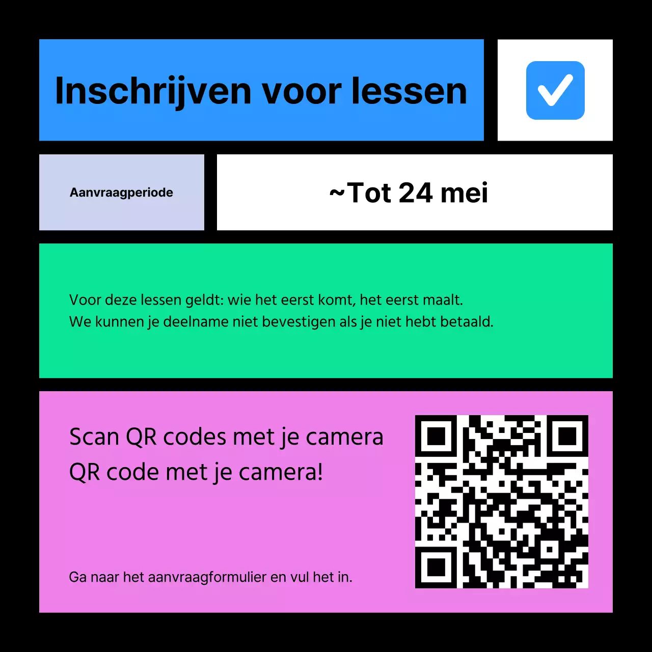 Promoot je videobewerkingscursus in roze en blauw