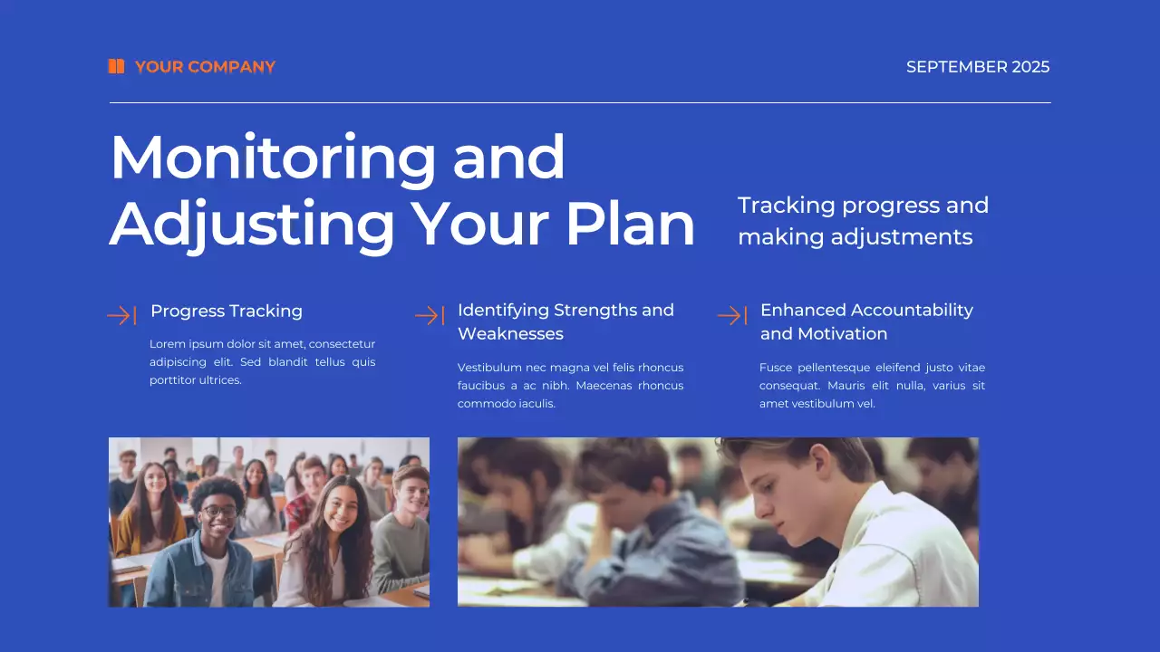 Blue Modern Productivity Guide Presentation
