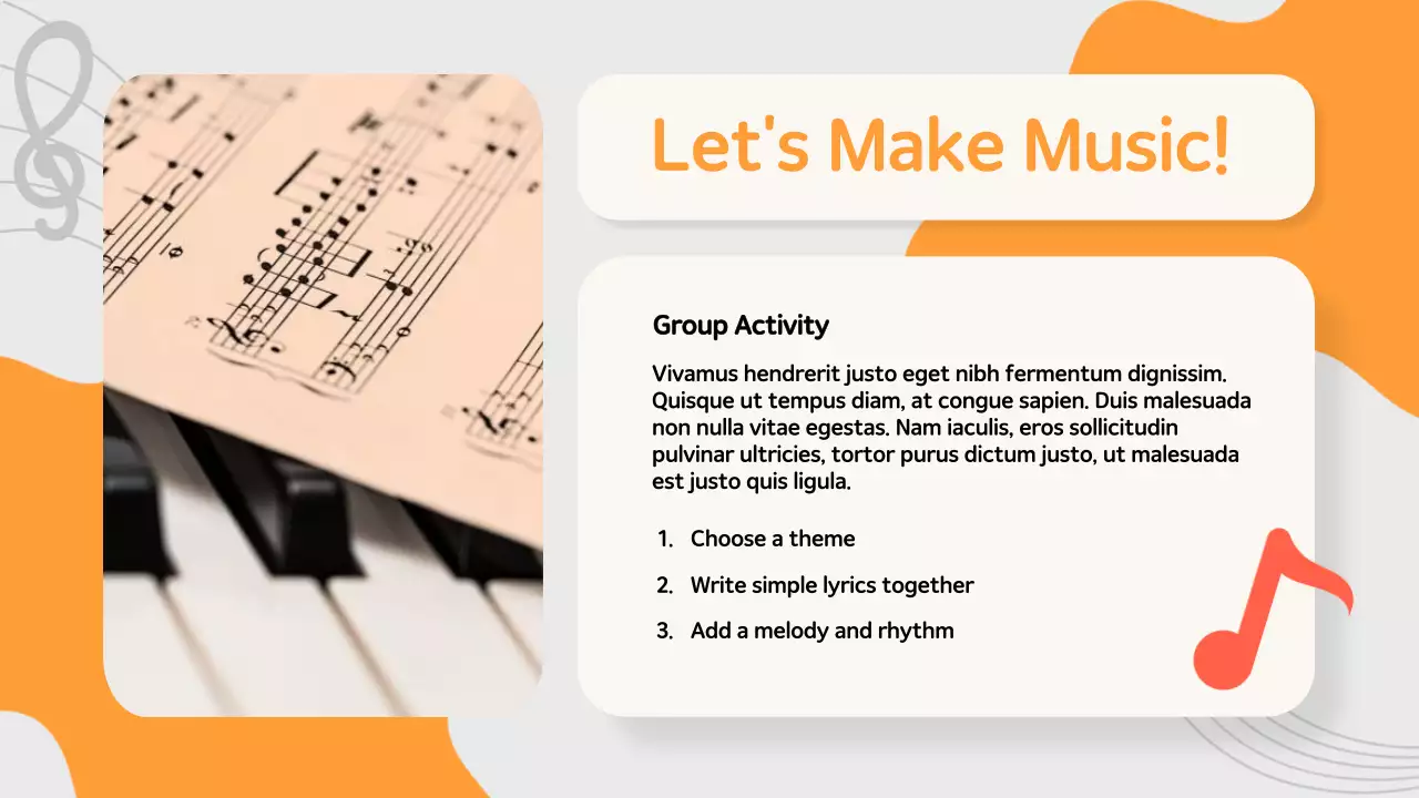 Purple Modern Music Presentation