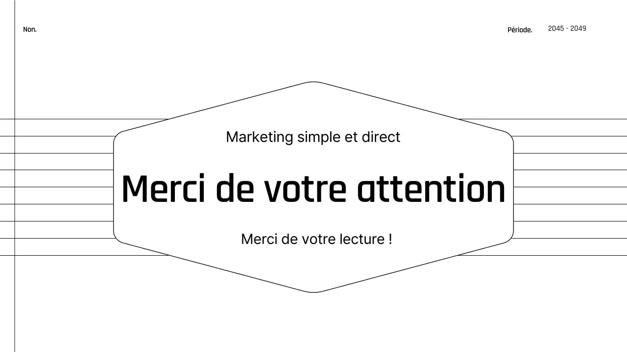 Portefeuille imprimable simple de type agenda en noir et blanc