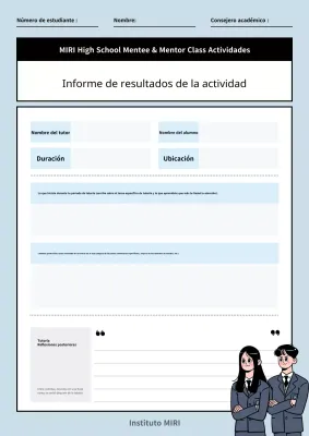 Simple azul claro y blanco clase de secundaria característica hoja de actividades planes de lecciones