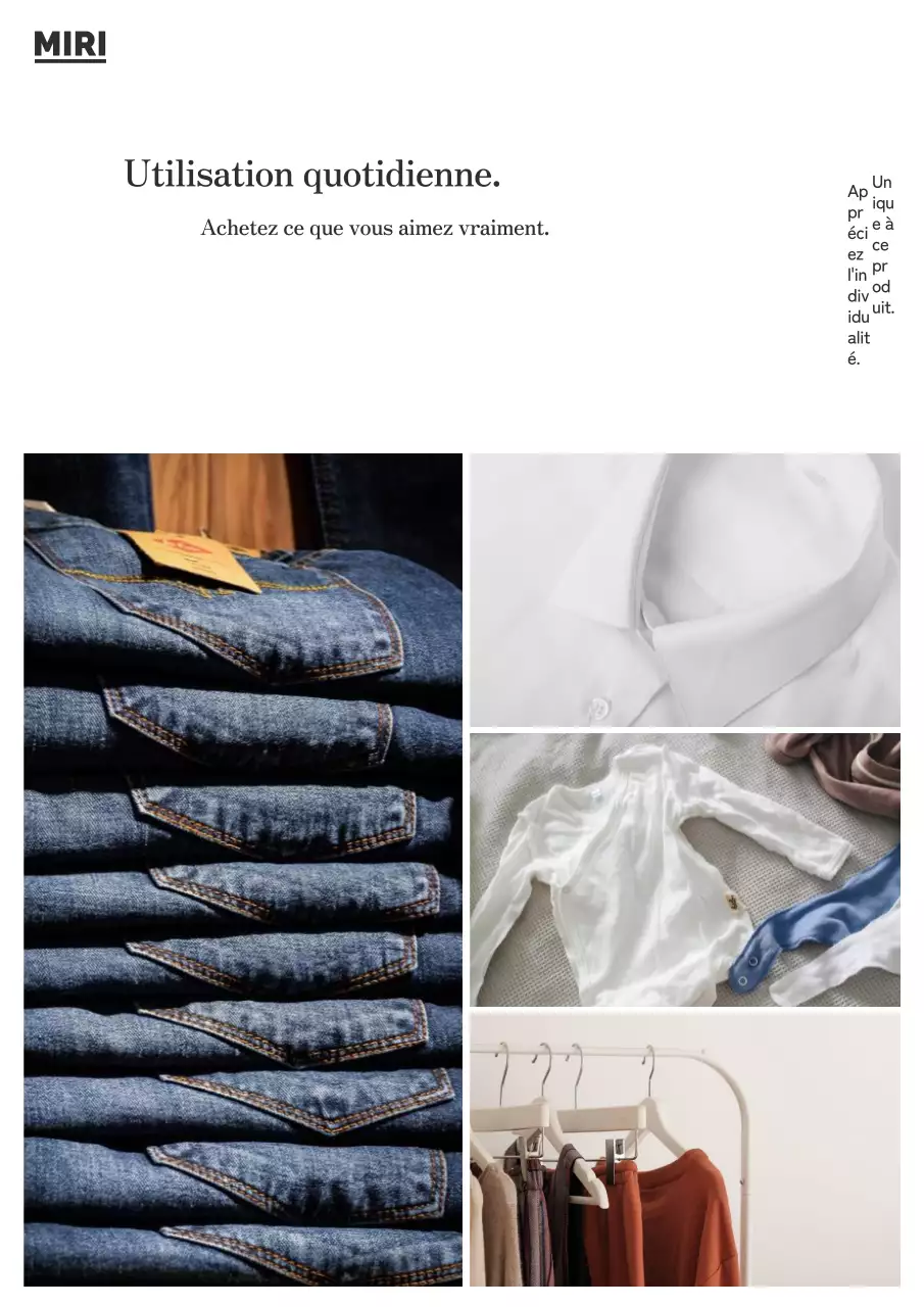 Produits vestimentaires simples, noirs et bleus foncés PR