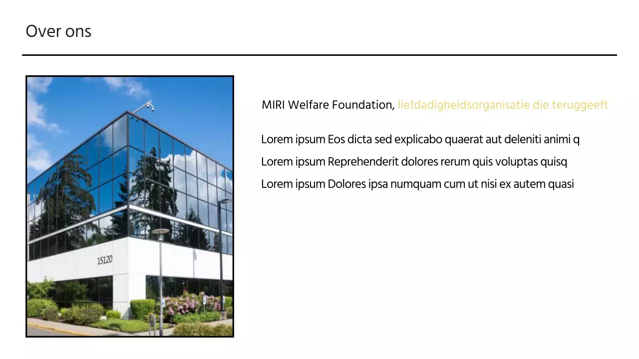 Voorstel voor sponsoring van een plaatselijk festival in geel