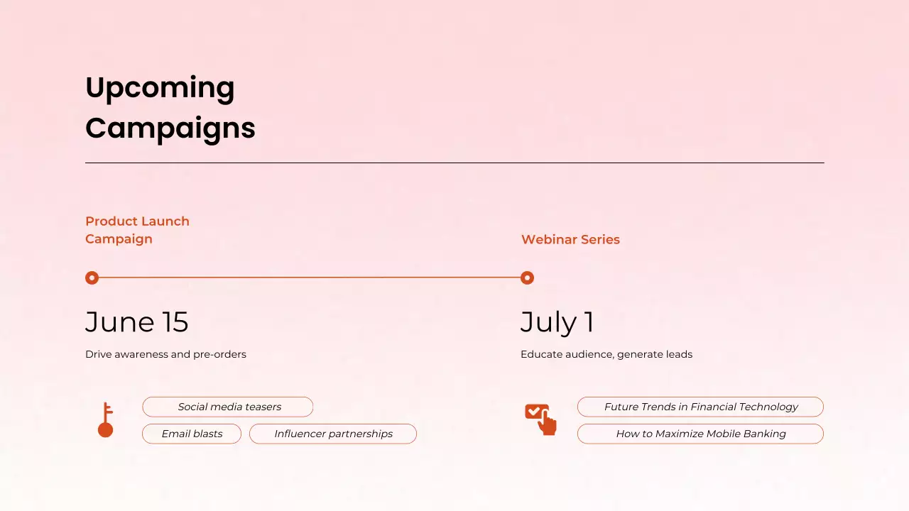 Orange Professional Marketing Presentation