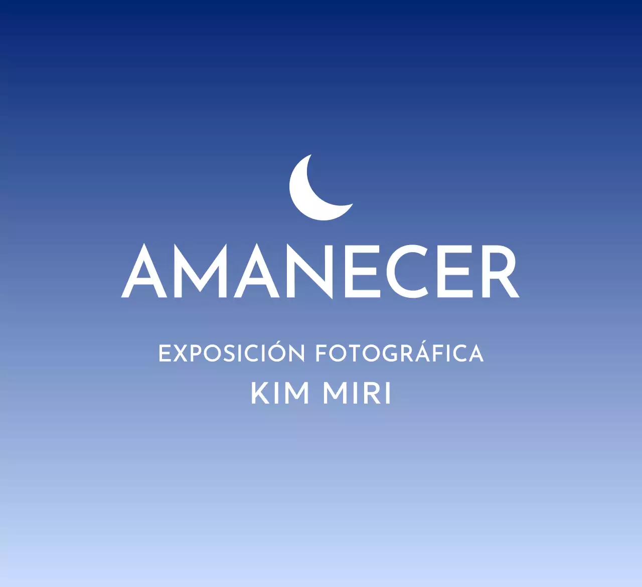 Diseño limpio con degradados flotantes de sol y luna