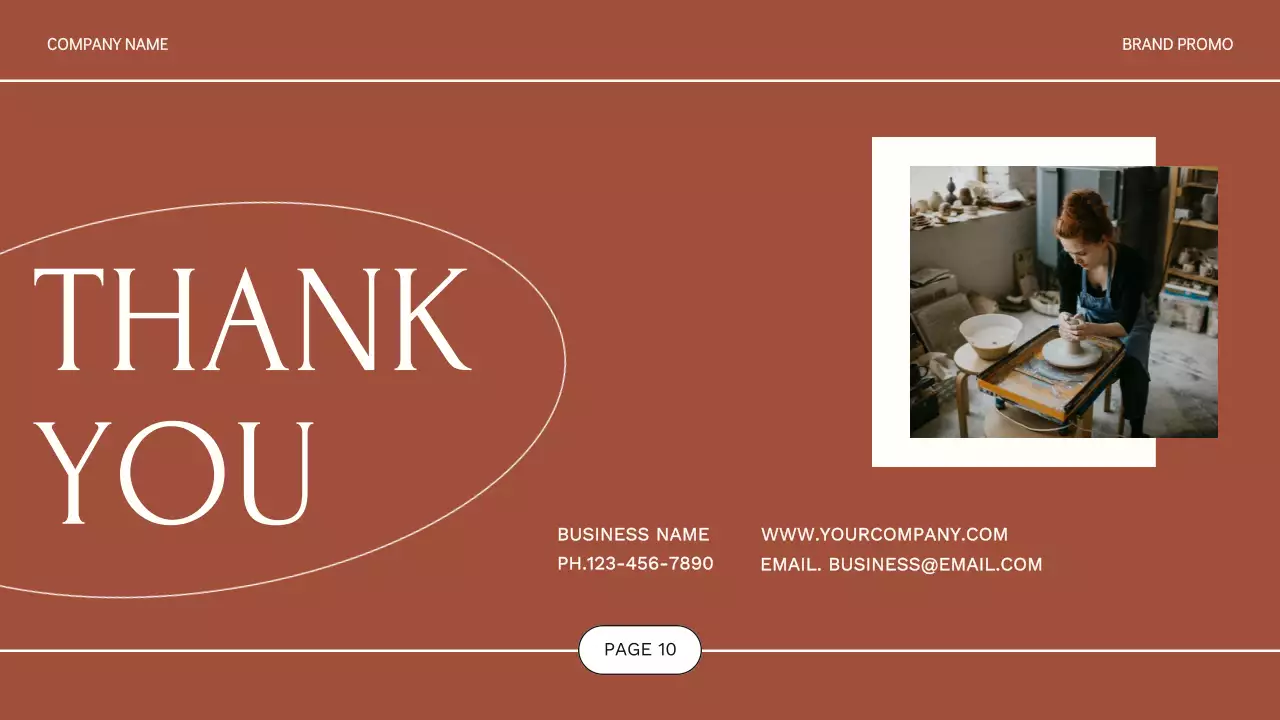 Brown Traditional Pottery Promotion Presentation