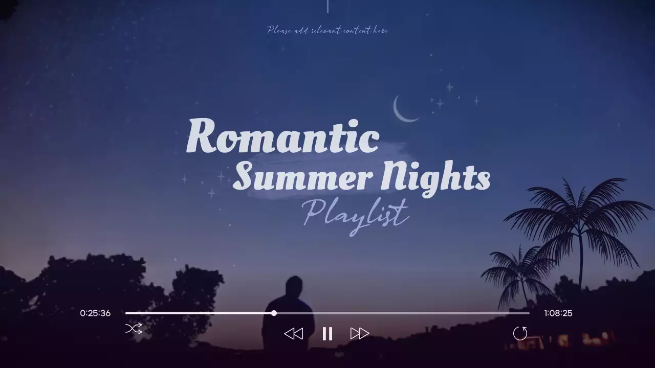 Blue Aesthetic Summer Playlist YouTube Thumbnail