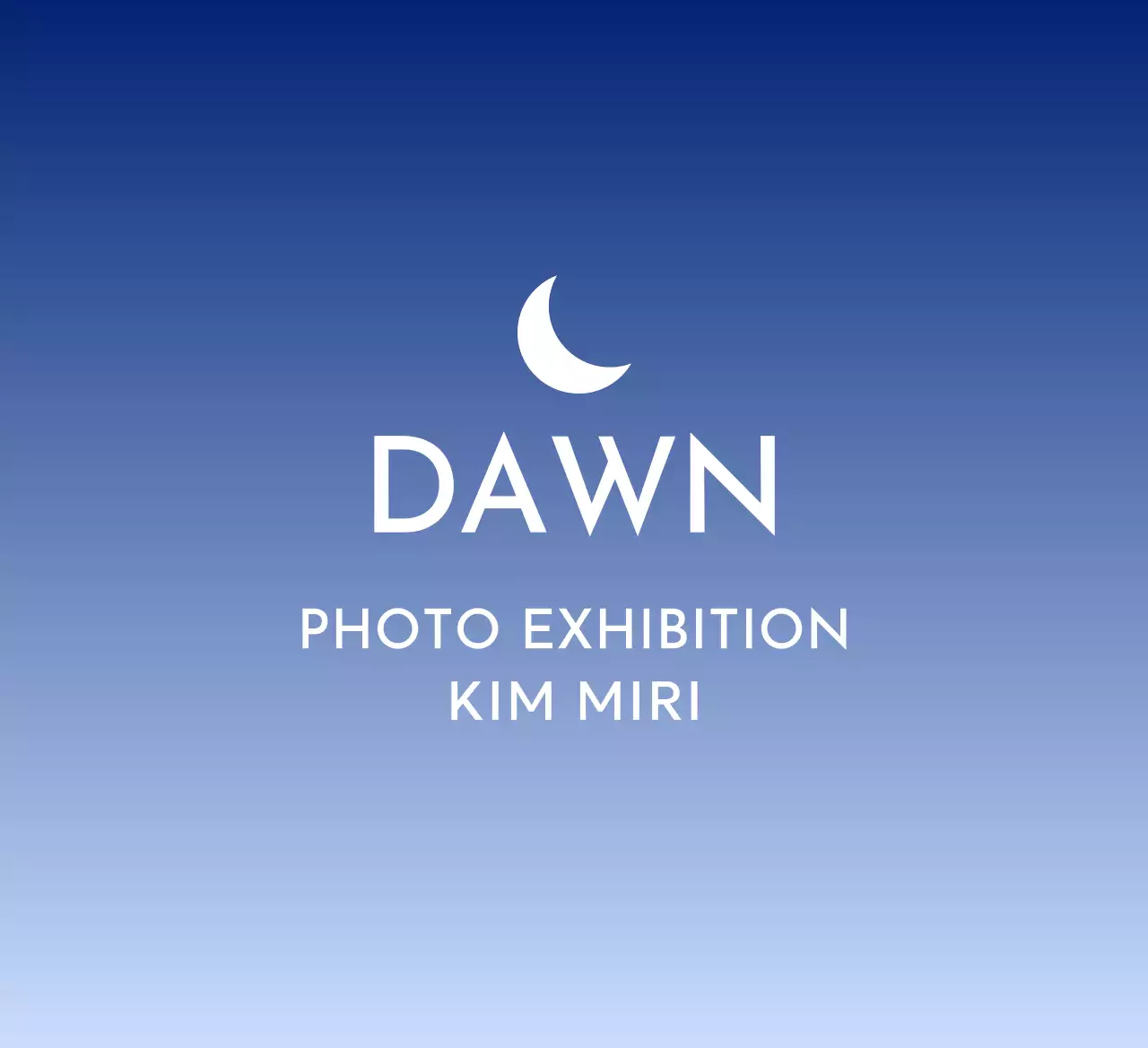 해와 달이 떠있는 그라데이션이 인상적인 깔끔한 디자인