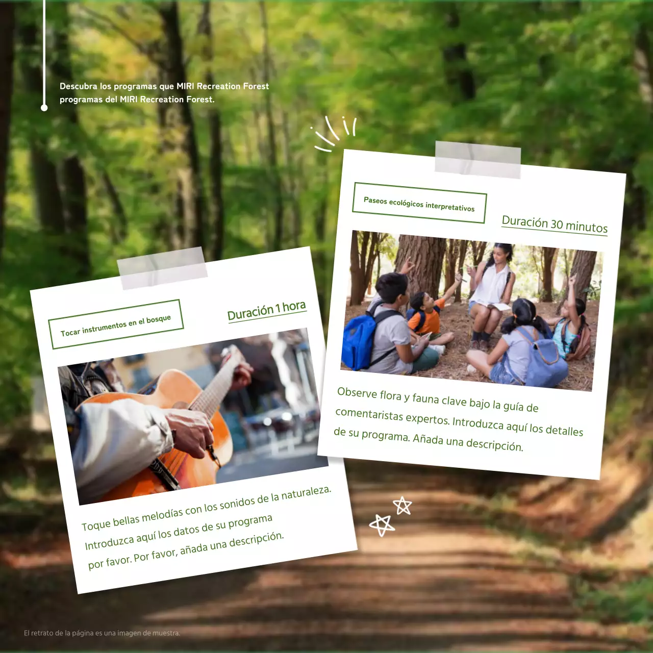 Guía de contratación de Green Nature Walks