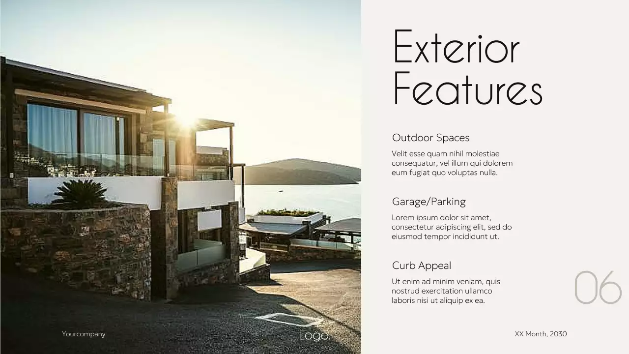 Beige Modern Housing Pitch Presentation