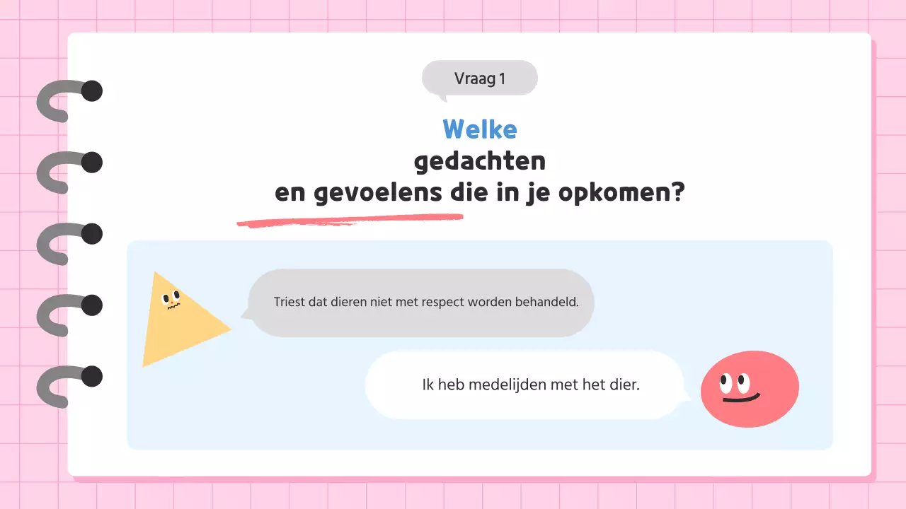 Schattige hulpmiddelen voor taalvaardigheid op de basisschool in blauw en roze