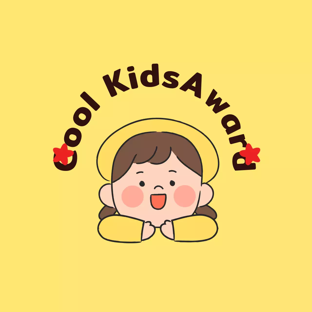 Schattige compliment awards met kinderillustraties