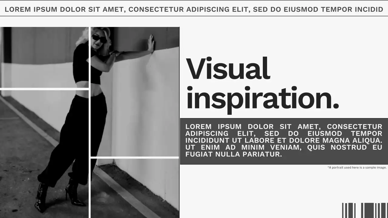 Black Modern Photography Portfolio Presentation