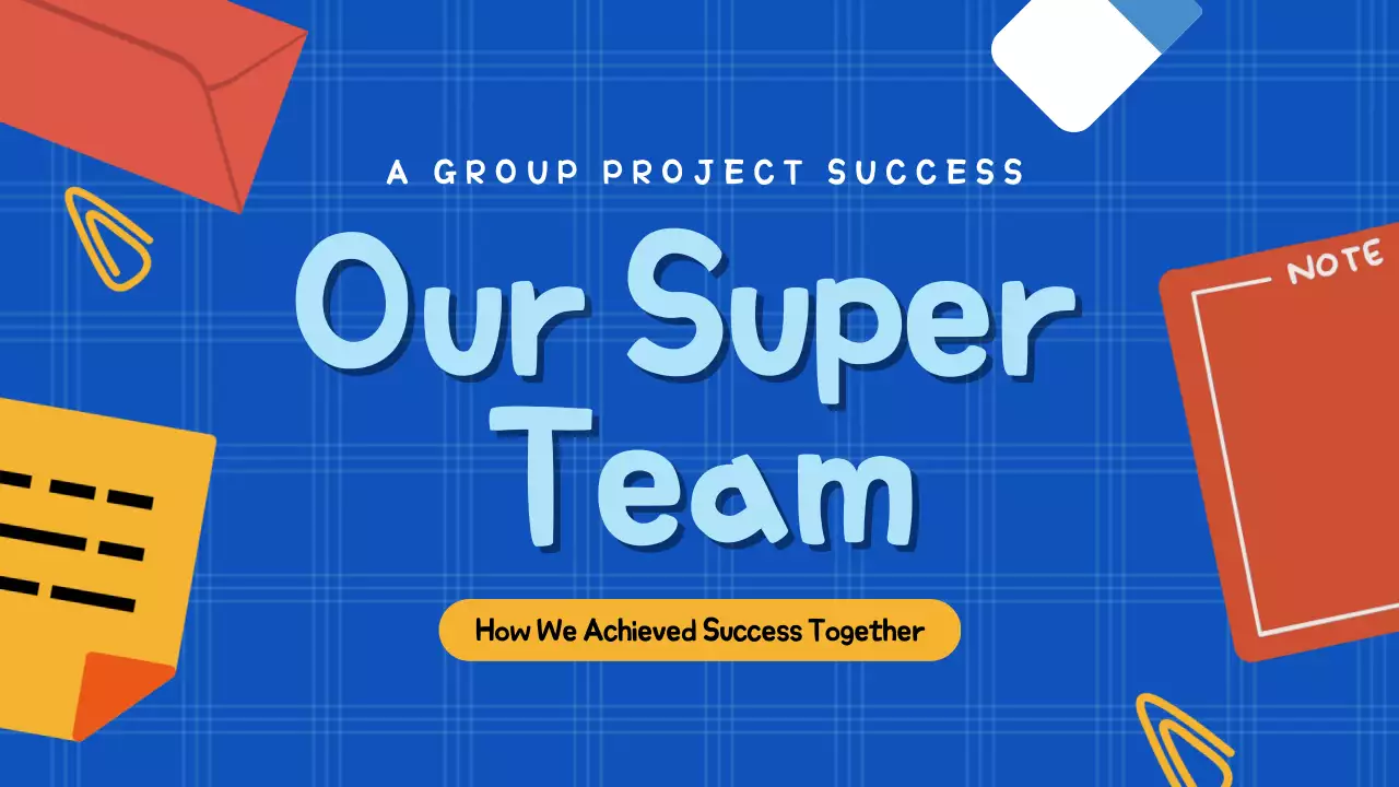 Blue Playful Project Presentation