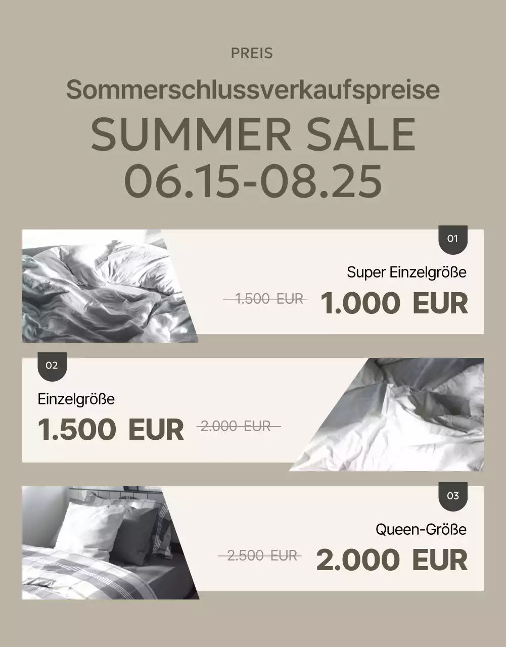 Eine Einführung in moderne Kühlauflagen in Beige und Elfenbein