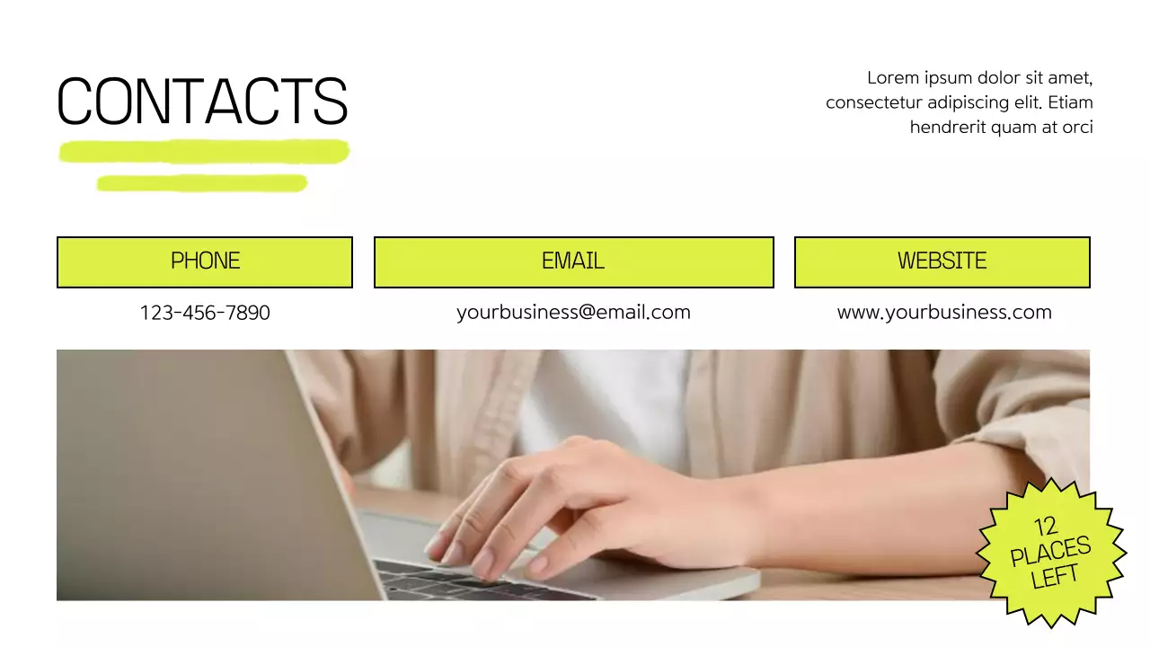 White Modern Online Course Promotion Presentation