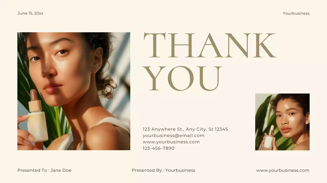 베이지 미니멀리스트 프로젝트 프레젠테이션