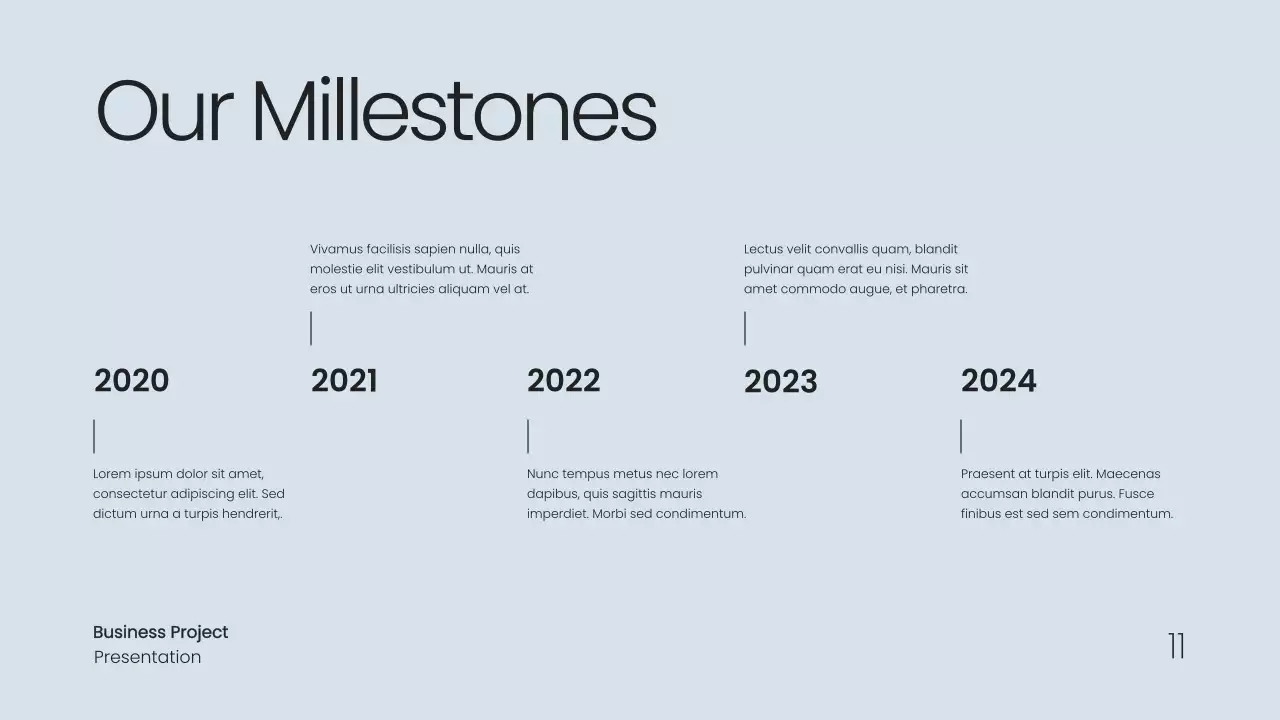 Blue Modern Business Presentation