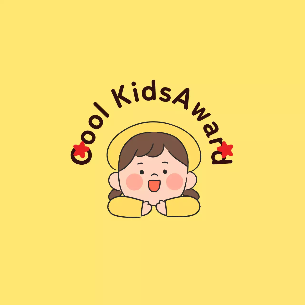 Niedliche Komplimentpreise mit Kinderillustrationen