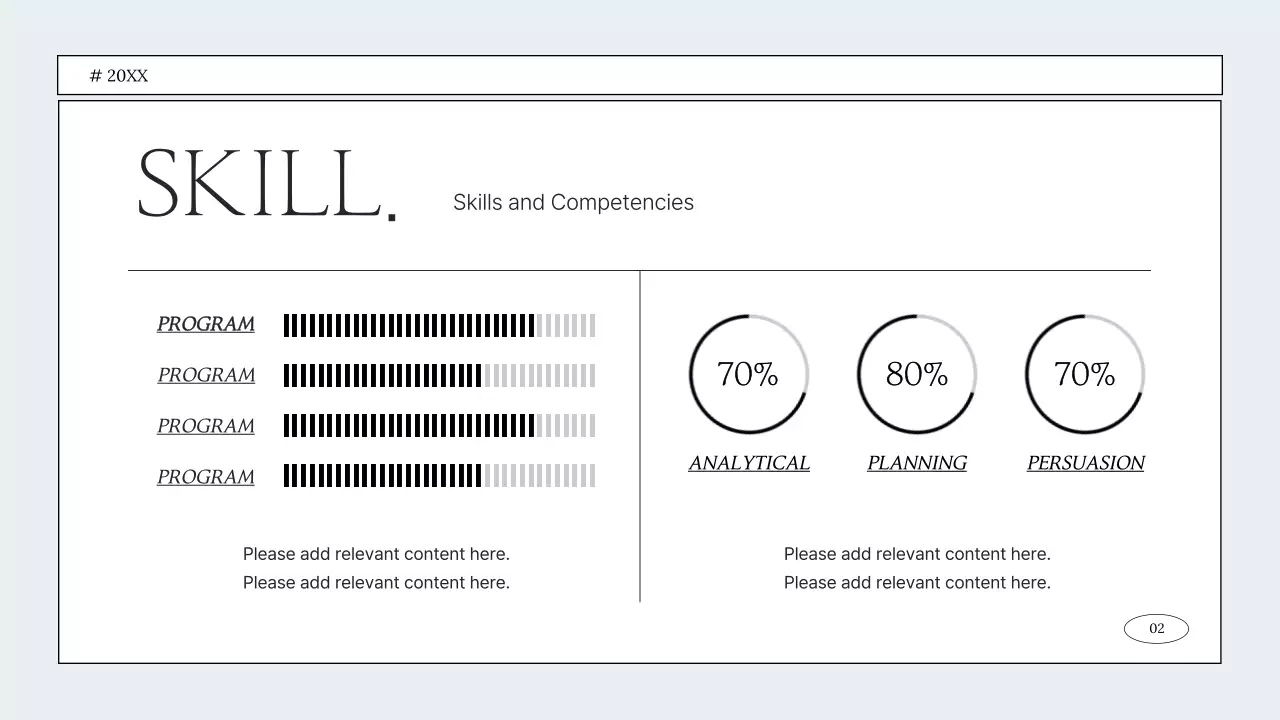 화이트 미니멀리스트 포트폴리오 이력서 프레젠테이션