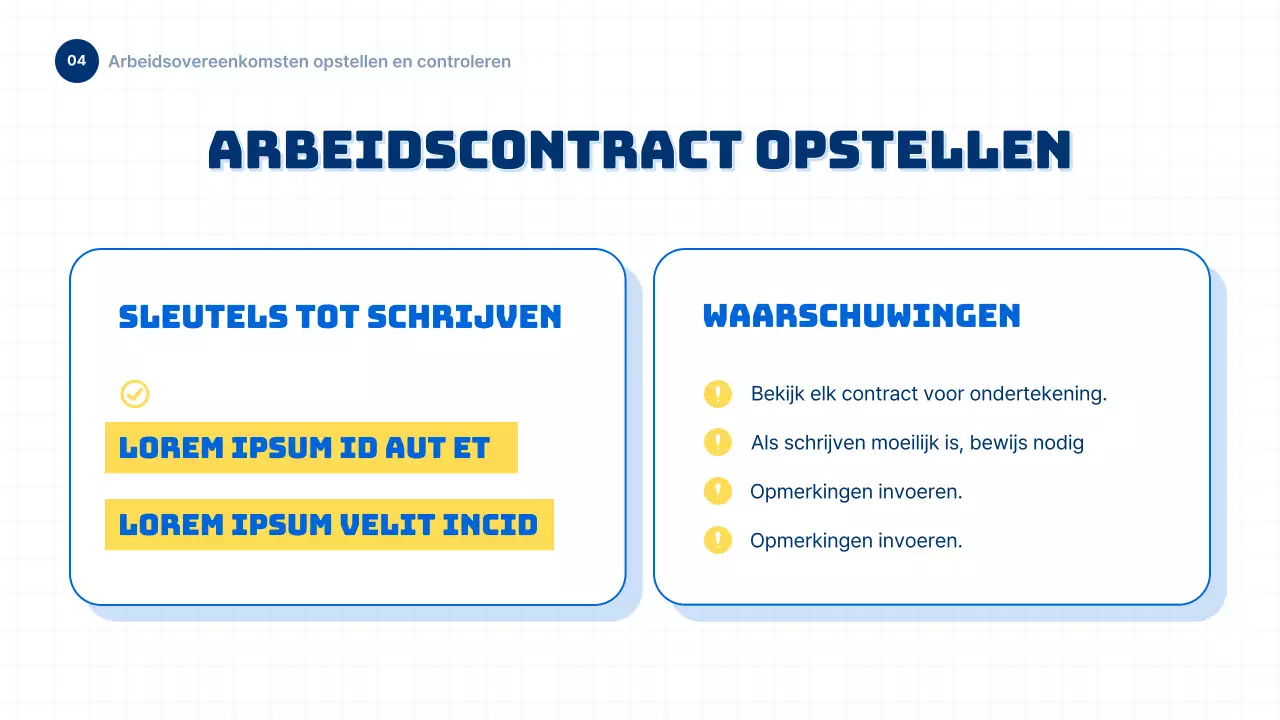 Informatie over arbeidsrecht voor jongeren in blauwe en eenvoudige stijl