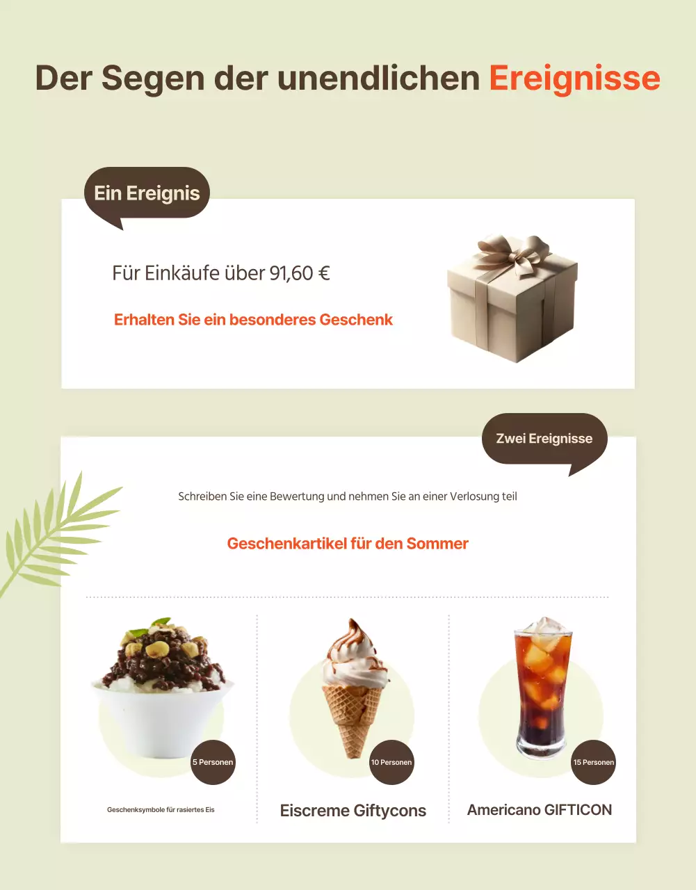 Unsere Übersicht über einfache Sommeraktionen