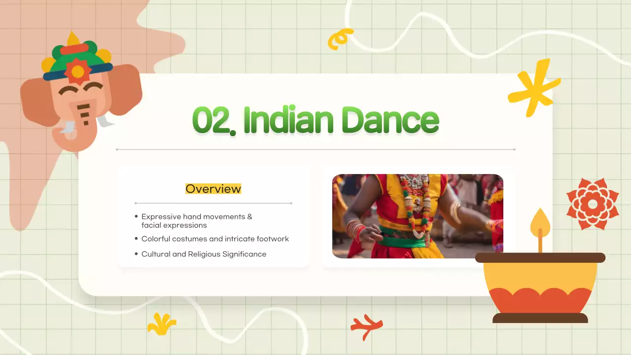 Apresentação de Dança Cultural Verde