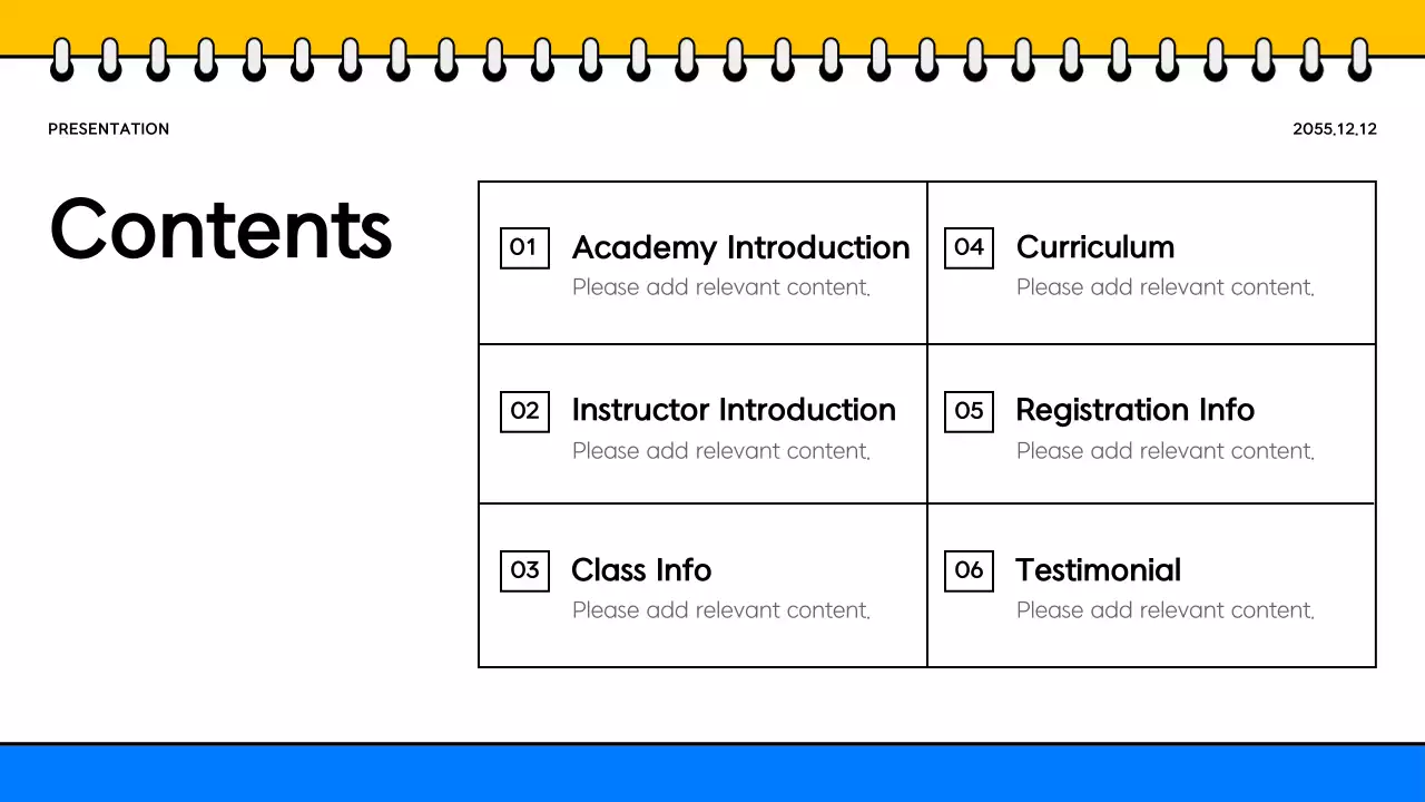 Yellow Simple Academy Presentation