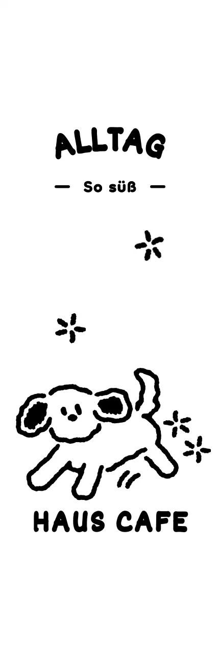 Eis-Logo mit einer niedlichen Welpen-Illustration