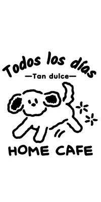 Logotipo con una simpática ilustración de un cachorro