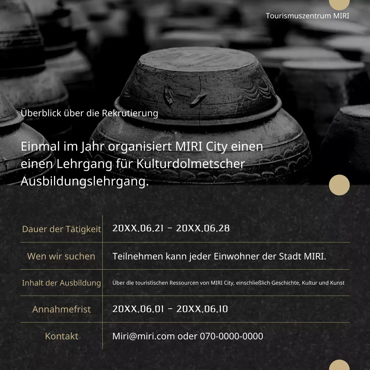 Ein klassischer Lehrgang für Kulturkommentatoren in Schwarz-Weiß-Gold