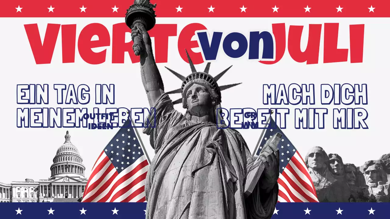 Vintage Fourth of July Modetipps in Blau und Rot