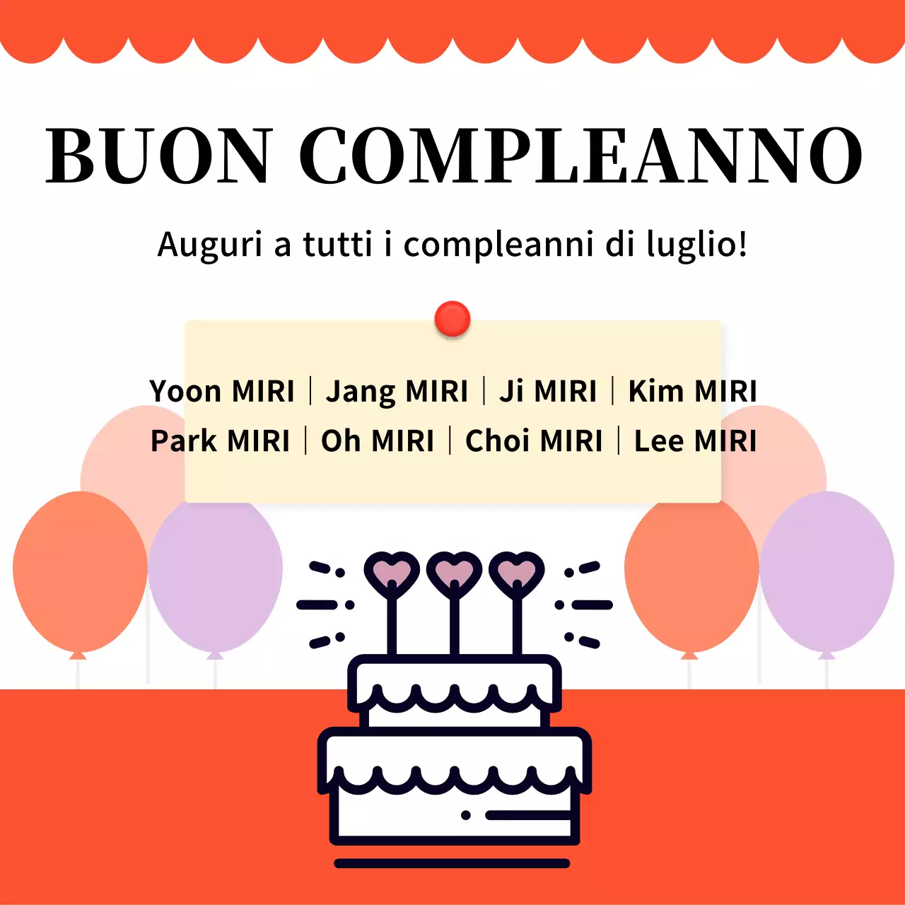 L'adorabile annuncio di compleanno di Red