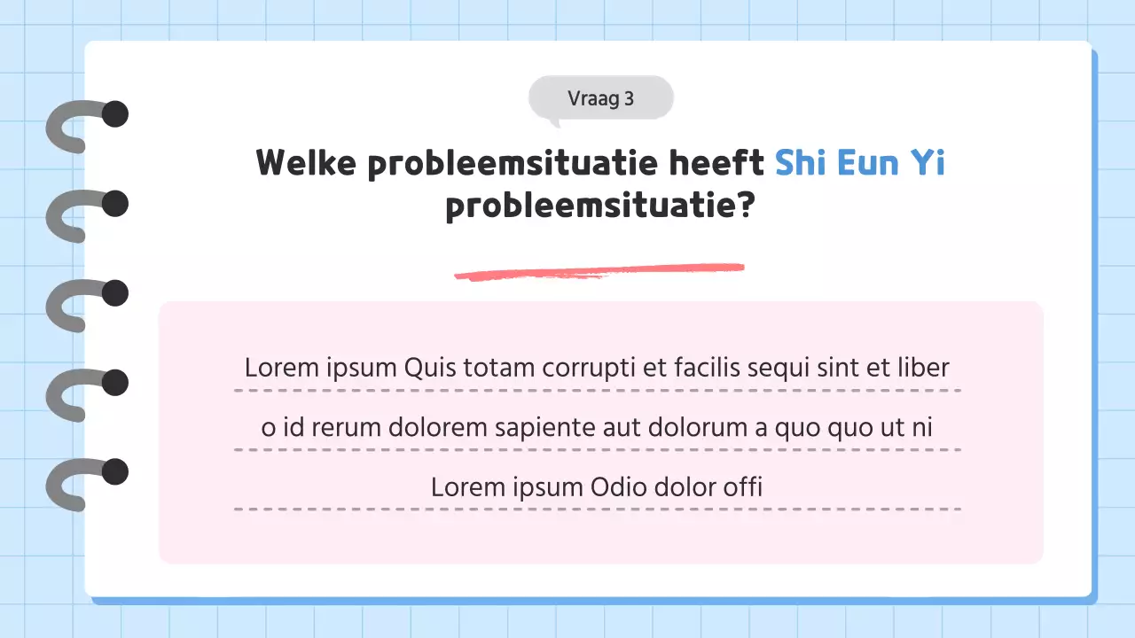 Schattige hulpmiddelen voor taalvaardigheid op de basisschool in blauw en roze