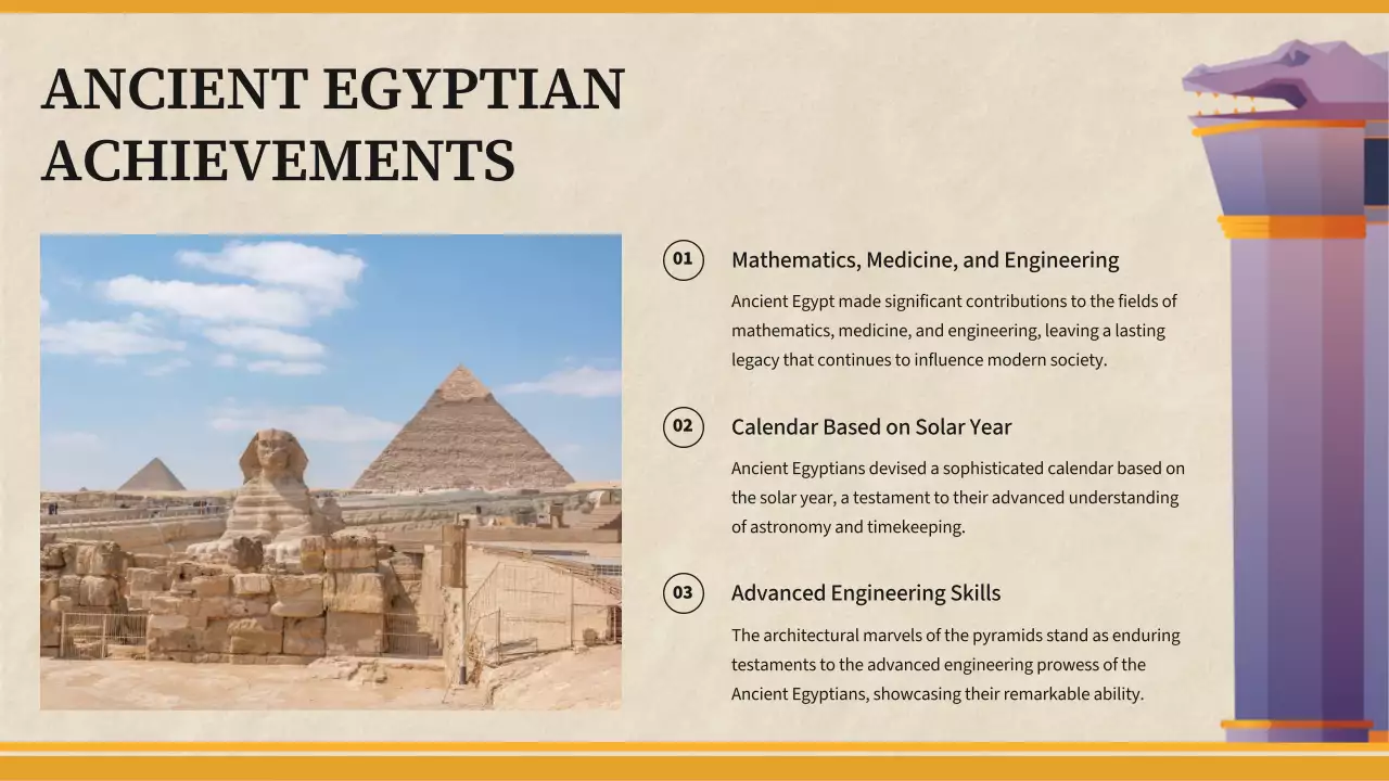Beige Traditional Egypt Course Presentation