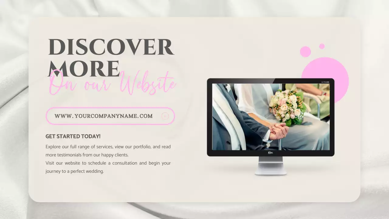 Pink Elegant Wedding Presentation