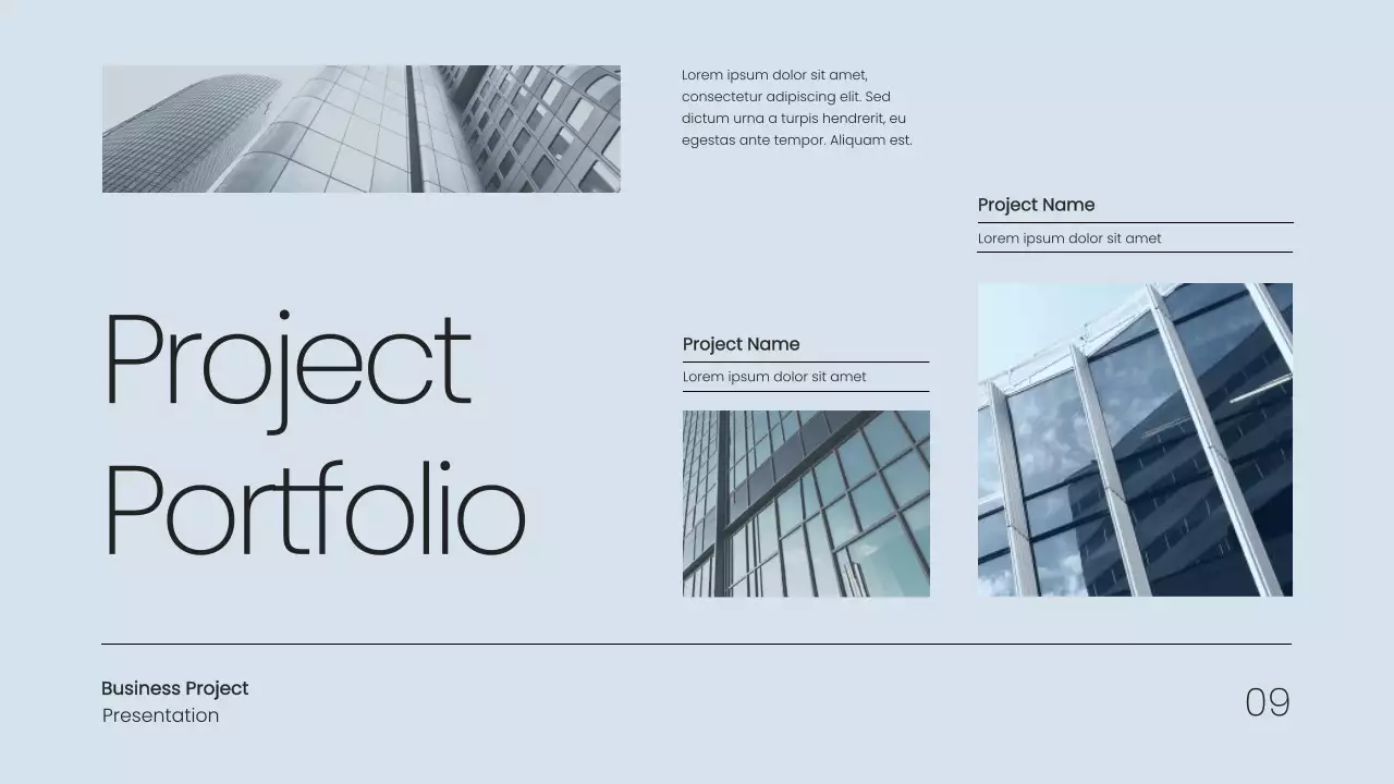 Blue Modern Business Presentation