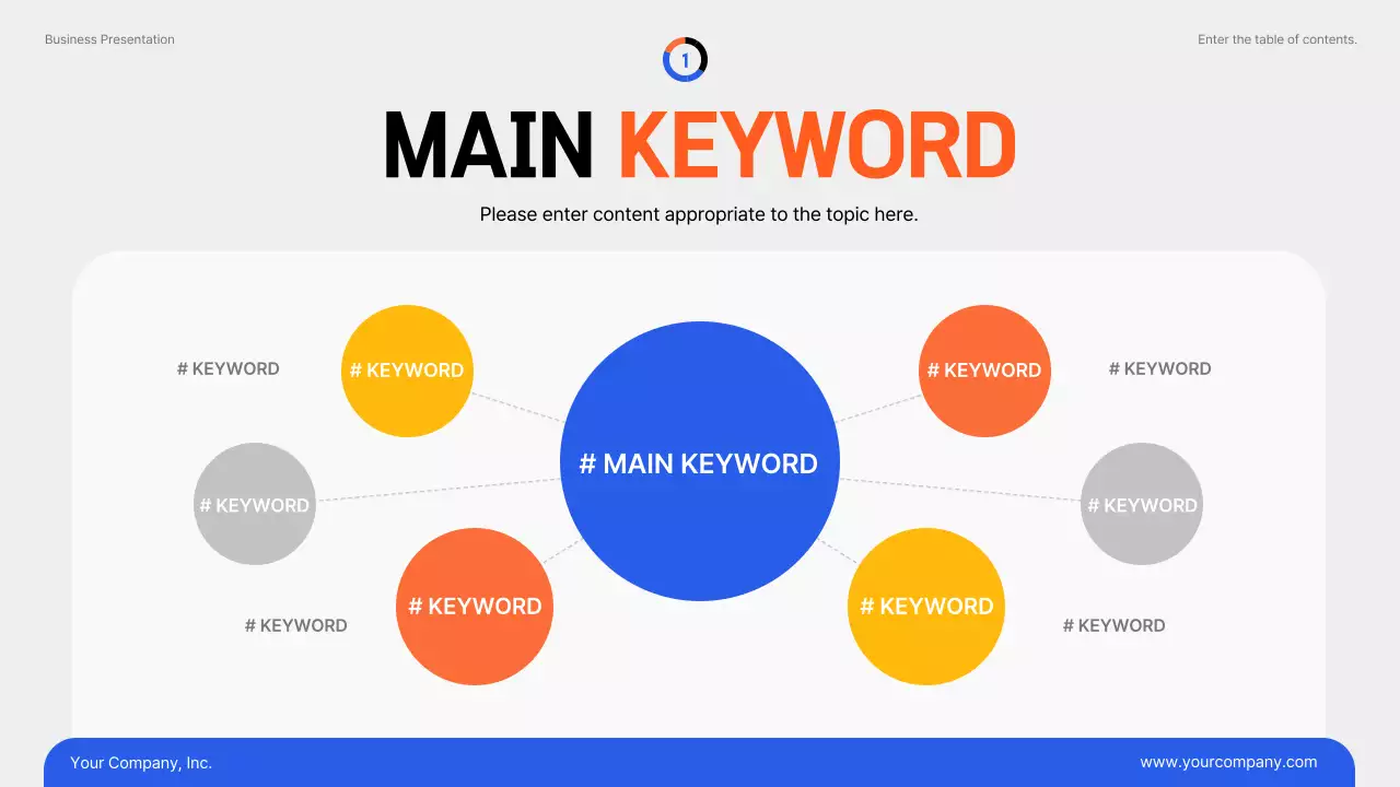 Blue Modern Marketing Report Presentation