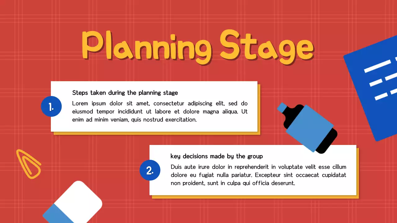 Blue Playful Project Presentation