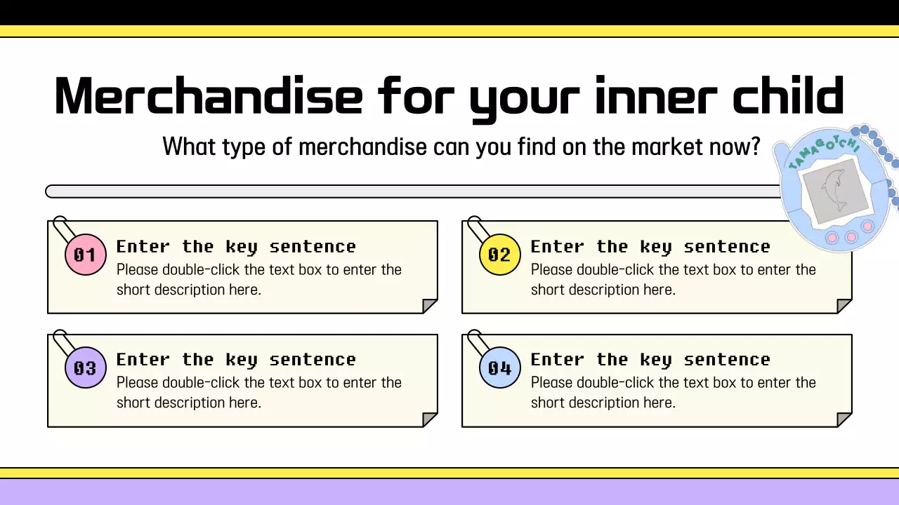 핑크색과 검정의 키치한 정보제공 교육자료