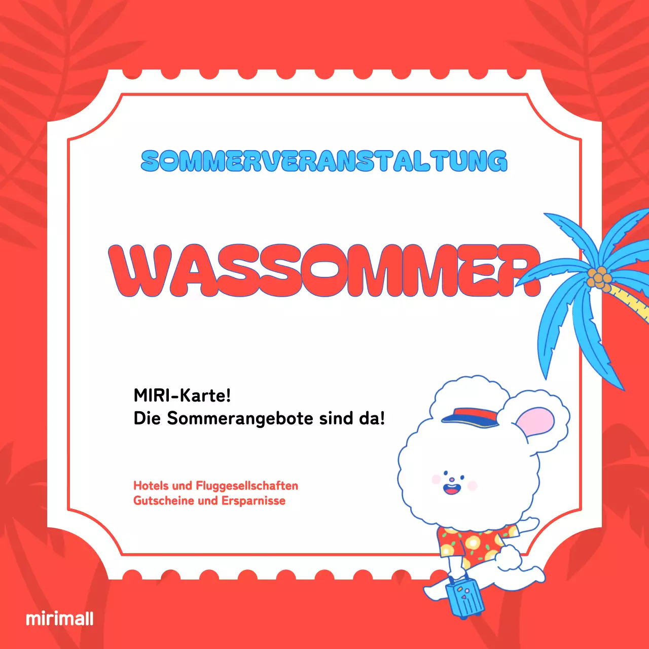 Pop-Art-Anzeige für Sommerveranstaltungen in Chartreuse und Hellblau